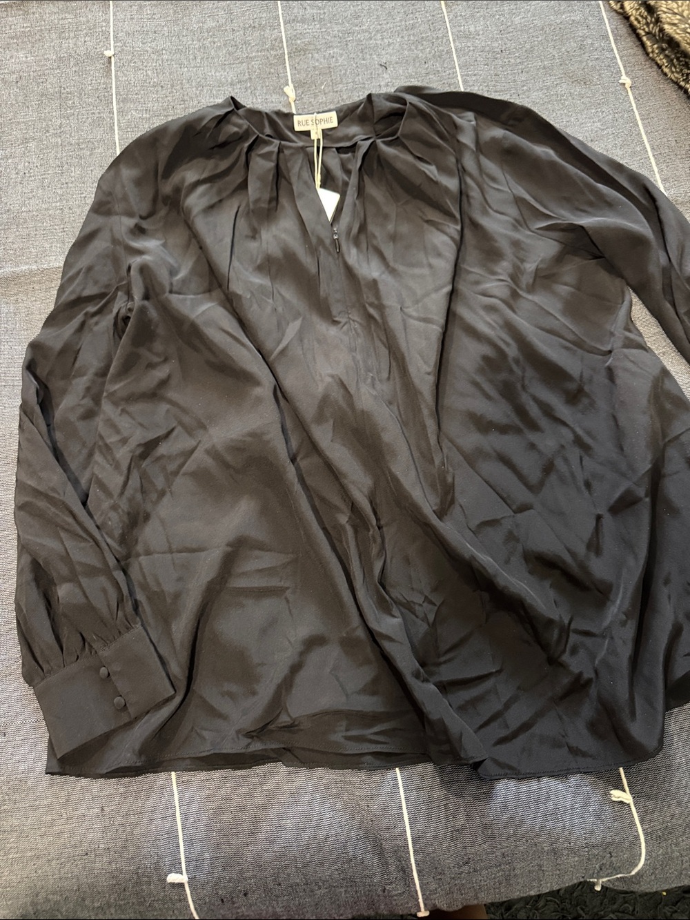Rails Men’s Black Long-Sleeve Button-Front Casual Shirt